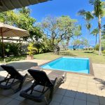 Villa Tropic 2 pool deck with sun beds