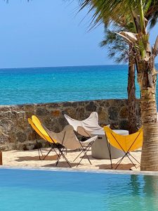 Pointe Azur private pool area sun downer