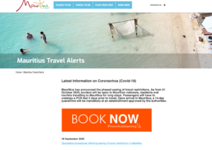 Quarantine procedrues Mauritius
