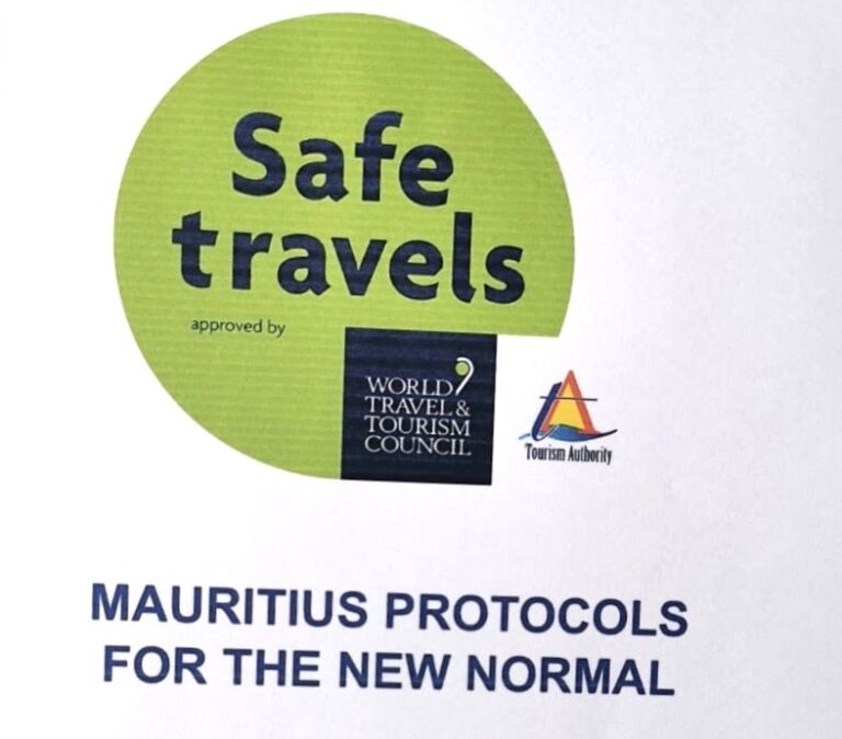Safe travels Mauritius Protocols for the new normal